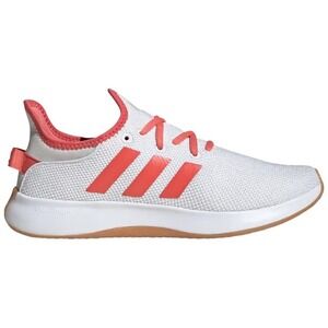 NWT Adidas Womens Cloudfoam Pure SPW Running Shoes White Solar Red JI4877 Sz 9